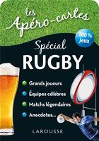 Couverture du livre « Les apéro-cartes ; spécial rugby » de  aux éditions Larousse