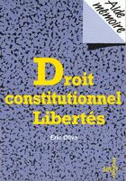 Couverture du livre « Aide Memoire De Droit Constitutionnel » de Eric Oliva aux éditions Sirey