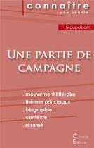 Couverture du livre « Une partie de campagne, de Guy de Maupassant » de  aux éditions Editions Du Cenacle