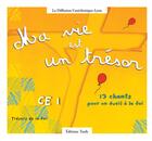 Couverture du livre « Ma vie est un tresor ce1 - carnet de chants » de  aux éditions Mame