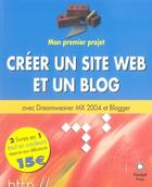 Couverture du livre « Mon premier projet ; créer un site web et un blog » de  aux éditions Pearson