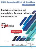 Couverture du livre « Processus 1 - bts1 cg » de Hugues Jenny aux éditions Fontaine Picard