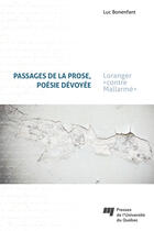 Couverture du livre « Passages de la prose poesie devoyee » de Luc Bonenfant aux éditions Presses De L'universite Du Quebec