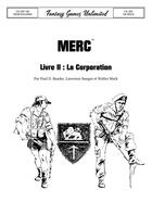 Couverture du livre « MERC Livre II - La Corporation » de Paul D. Baader et Lawrence Sangee et Walter Mark aux éditions Antiques Rpg