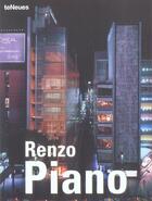 Couverture du livre « Renzo piano » de  aux éditions Teneues - Livre