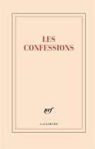 Couverture du livre « Grand carnet rigide ligne les confessions (papeterie) » de  aux éditions Gallimard