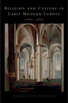 Couverture du livre « Religion and Culture in Early Modern Europe, 1500-1800 » de Von Greyerz Kasper aux éditions Oxford University Press Usa