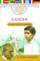 Couverture du livre « Gandhi » de Kudlinski Kathleen aux éditions Aladdin