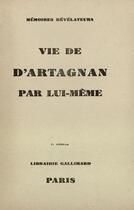 Couverture du livre « Vie de d'artagnan par lui-meme » de Artagnan D aux éditions Gallimard