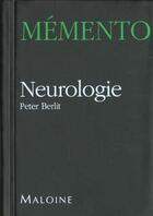 Couverture du livre « Memento de neurologie » de P Berlit aux éditions Maloine