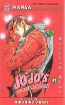 Couverture du livre « Jojo's bizarre adventure Tome 42 : british blue » de Hirohiko Araki aux éditions J'ai Lu