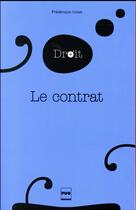 Couverture du livre « Les contrats » de Frederique Cohet aux éditions Pu De Grenoble