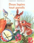 Couverture du livre « Deux lapins tout pareils » de Cappe/Marlier aux éditions Casterman