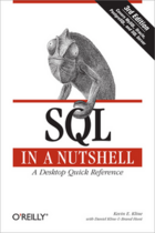 Couverture du livre « SQL in a Nutshell » de Kevin Kline aux éditions O'reilly Media