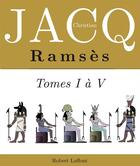 Couverture du livre « Ramsès t.1 à 4 » de Christian Jacq aux éditions Robert Laffont