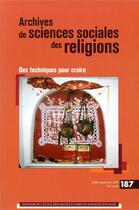 Couverture du livre « Archives de sciences sociales des religions 187 - pluralite du fait religieux en iran » de  aux éditions Ehess