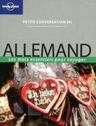 Couverture du livre « Petite conversation en allemand (3e édition) » de  aux éditions Lonely Planet France