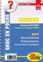 Couverture du livre « Qroc En Poche Pediatrie » de S. Mathieu aux éditions Vernazobres Grego