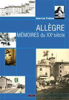 Couverture du livre « Allègre » de Jean-Luc Fraisse aux éditions Roure