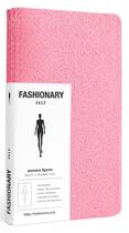 Couverture du livre « Fashionary mini felt womens (pink) » de Fashionary aux éditions Fashionary