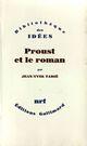 Couverture du livre « Proust et le roman ; essai sur les formes et techniques du roman dans 