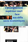 Couverture du livre « L'enseignement superieur court face aux defis socio-economiques (édition 2002/2003) » de  aux éditions Documentation Francaise