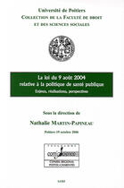 Couverture du livre « La loi du 9 août 2004 t.23 » de  aux éditions Universite De Poitiers