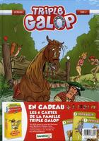 Couverture du livre « Triple galop Tome 3 » de Benoit Du Peloux aux éditions Bamboo