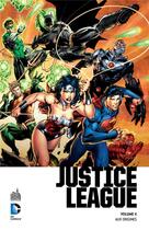 Couverture du livre « Justice League t.1 : aux origines » de Jim Lee et Geoff Johns aux éditions Urban Comics