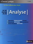 Couverture du livre « Analyse PC PC-PSI PSI-PT PT ; 2ème année ; classes prépas (édition 2008) » de Fabrice Lembrez aux éditions Nathan Technique