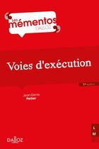 Couverture du livre « Voies d'exécution » de Jean-Denis Pellier aux éditions Dalloz