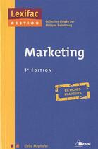 Couverture du livre « Marketing (3e édition) » de Ulrike Mayrhofer aux éditions Breal