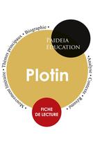 Couverture du livre « Plotin : étude détaillée et analyse de sa pensée » de Plotin aux éditions Paideia Education