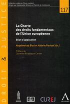 Couverture du livre « La charte des droits fondamentaux de l'union européenne » de  aux éditions Anthemis