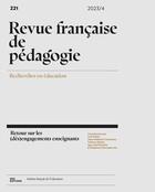 Couverture du livre « Revue française de pédagogie, n°221/2023-4 : Retour sur les (dés)engagements enseignants » de Palet, Contamin, Hau aux éditions Ens Lyon