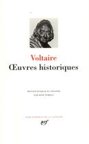 Couverture du livre « Oeuvres historiques » de Voltaire aux éditions Gallimard