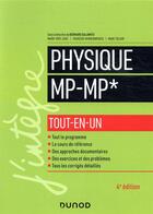 Couverture du livre « Physique MP-MP* ; tout-en-un (4e édition) » de Bernard Salamito et Marie-Noelle Sanz et Marc Tuloup et Francois Vandenbrouck aux éditions Dunod