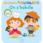 Couverture du livre « Mes premiers autocollants/on s'habille » de  aux éditions Piccolia