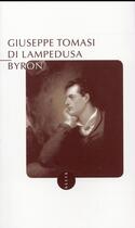 Couverture du livre « Byron » de Giuseppe Tomasi Di Lampedusa aux éditions Allia