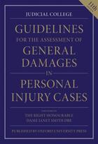 Couverture du livre « Guidelines for the Assessment of General Damages in Personal Injury Ca » de Judicial College aux éditions Editions Racine