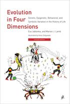 Couverture du livre « EVOLUTION IN FOUR DIMENSIONS - GENETIC, EPIGENETIC, BEHAVIORAL, SYMBOLIC VARIATION IN HISTORY OF » de Eva Jablonka aux éditions Mit Press