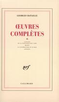 Couverture du livre « Oeuvres complètes (Tome 9) » de Georges Bataille aux éditions Gallimard