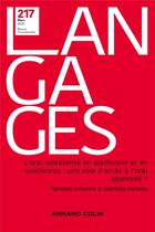 Couverture du livre « Langages n 217 1/2020 » de  aux éditions Armand Colin