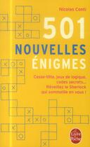 Couverture du livre « 501 nouvelles énigmes » de Nicolas Conti aux éditions Le Livre De Poche