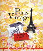 Couverture du livre « Paris vintage » de Le Berre/Curt aux éditions Le Temps Apprivoise