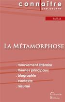Couverture du livre « La métamorphose, de Franz Kafka » de  aux éditions Editions Du Cenacle
