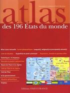 Couverture du livre « Atlas des 196 Etats du monde » de Patrick Merienne aux éditions Ouest France