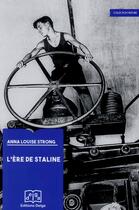 Couverture du livre « L'Ère de Staline » de Strong Anna Louise aux éditions Delga