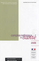 Couverture du livre « Comptes nationaux de la sante » de  aux éditions Documentation Francaise