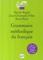 Couverture du livre « Grammaire méthodique du français (4e édition) » de Riegel Martin / Pell aux éditions Puf